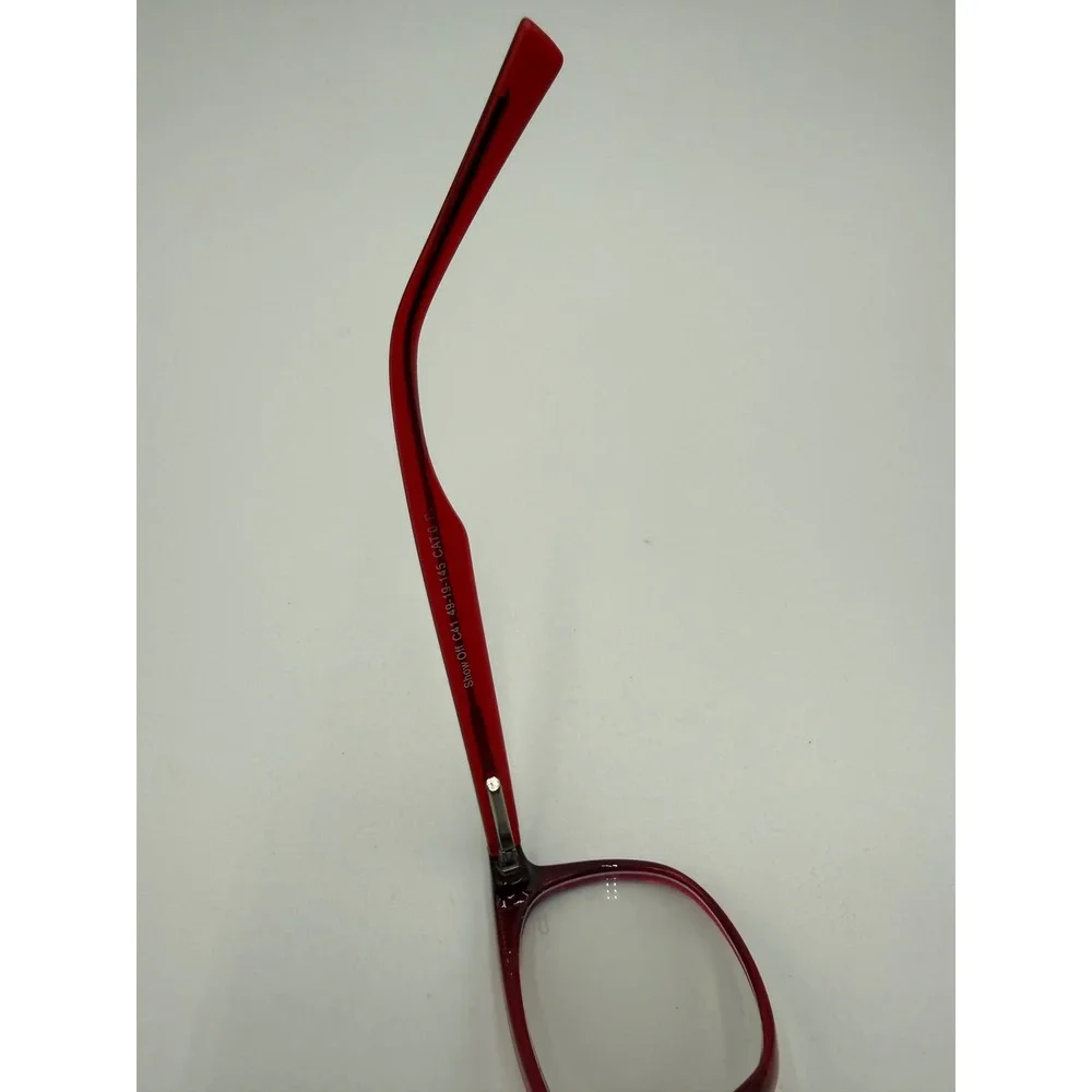 Prive Revaux Show Off C41 Eyeglasses Unisex 49-19-145 Red Excellent Frames